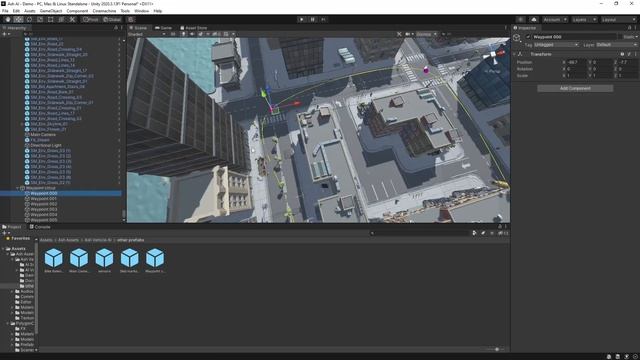 Basic Unity Vehicle AI using Ash Vehicle AI смотреть онлайн