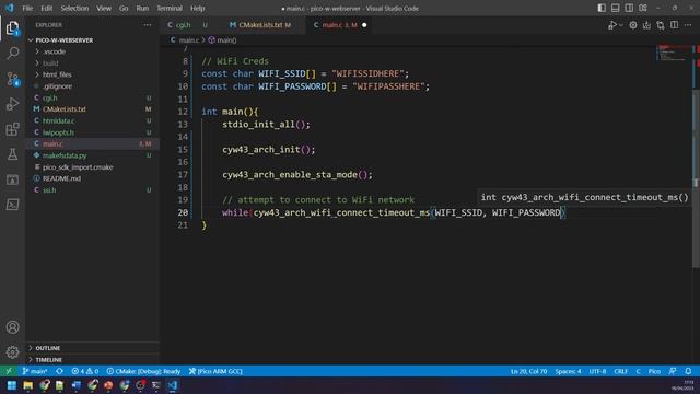 Raspberry Pi Pico W Simple Web Server C Tutorial – HTTP Server with SSI & CGI смотреть онлайн
