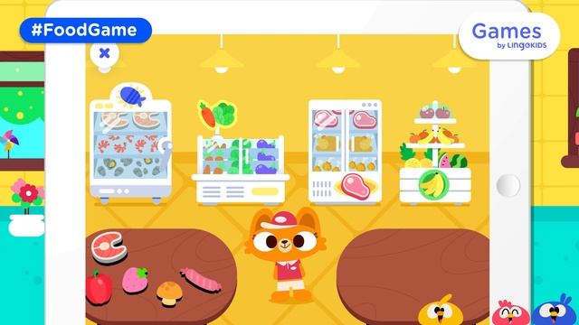 Organize the food ?? Matching games for kids ? ?Lingokids Gameplays?️ смотреть онлайн