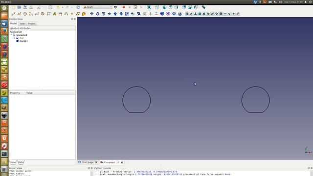 FreeCAD Cutting Draft Circles смотреть онлайн
