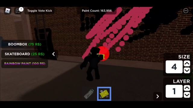 Drawing Pictures with Spray Paint! | ROBLOX Spray Paint смотреть онлайн