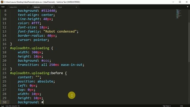 Animated Upload Button HTML CSS JavaScript 2020 смотреть онлайн