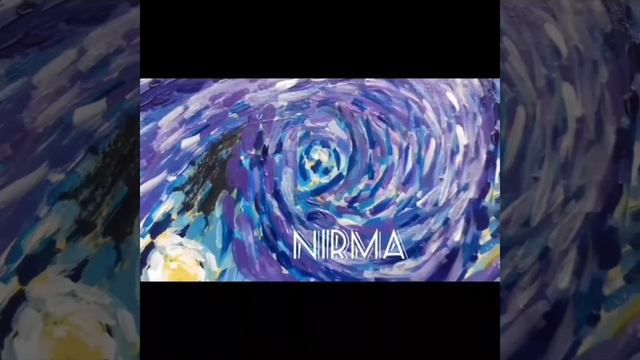 Vincent Van Gogh's Starry Night| Recreation| Snippet| Nirma's Art смотреть онлайн