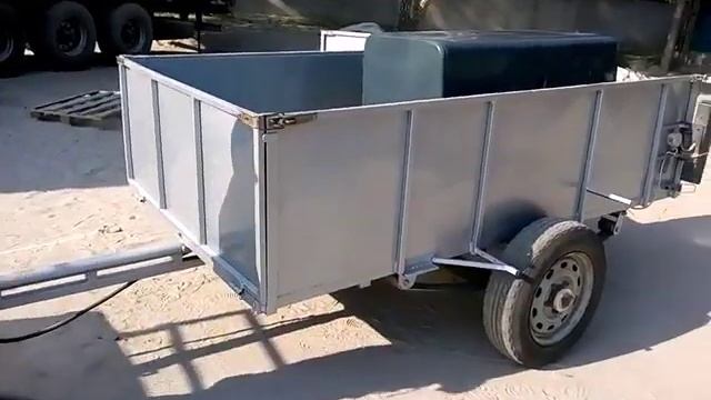 Мой прицепчик для запорожца, грузоподъемность 2т, хотя возил и 2,5т. d-tolik смотреть онлайн