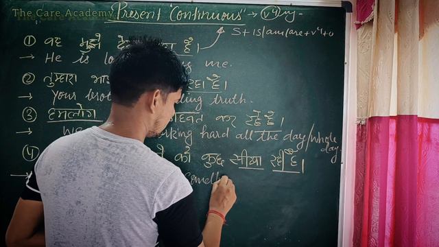 Present Continuous Tense , Negative, Interrogative And Negative Interrogative with SACHIN SIR смотреть онлайн
