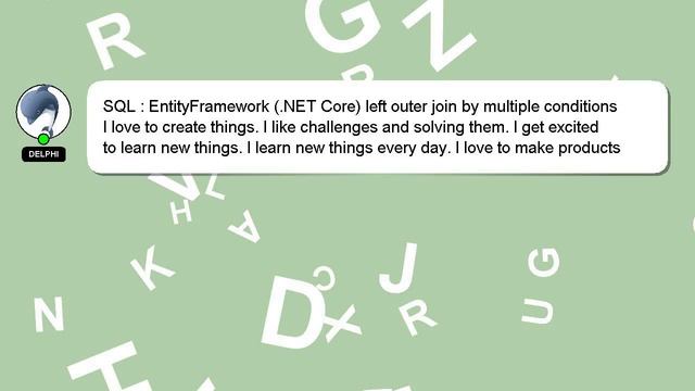 SQL : EntityFramework (.NET Core) left outer join by multiple conditions смотреть онлайн