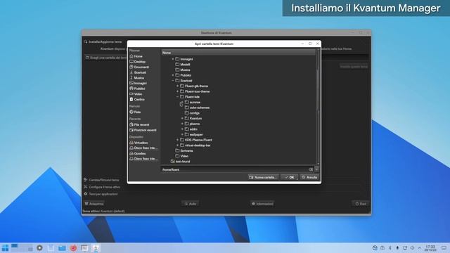 Personalizzazione del desktop KDE Plasma | Tema Fluent chiaro (PC fisico) смотреть онлайн