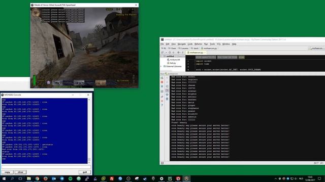 MOHAA Rcon brute forcer смотреть онлайн