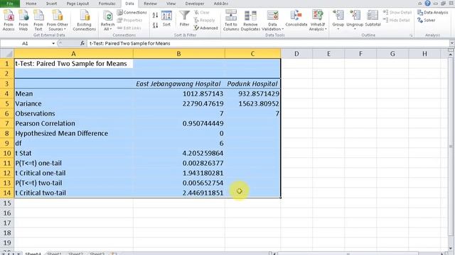 How to Run a Paired Samples t-test in Excel смотреть онлайн