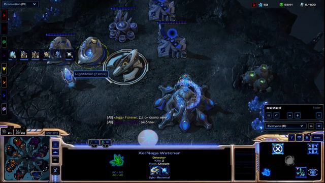 StarCraft 2 - ФФА с модом ! ALL STARS ! На карте ABYSS ( Бездна ) смотреть онлайн
