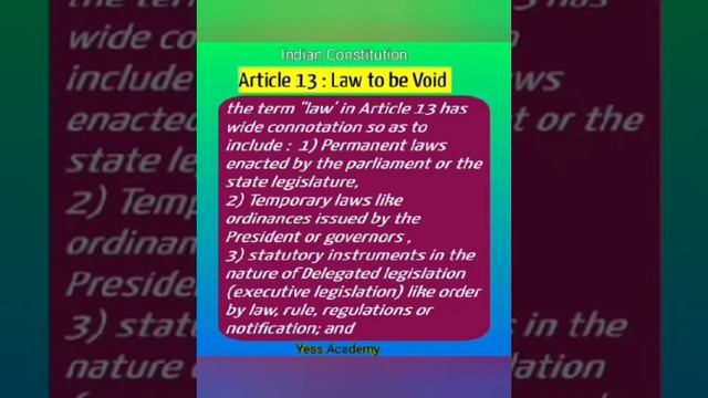 Article 13 : Which Laws can be declared Unconstitutional? ?? |Indian Constitution смотреть онлайн