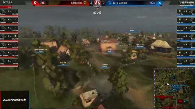 World of Tanks WGL GF 2015. Финал третьего сезона Schoolbus vs Yato Gaming смотреть онлайн