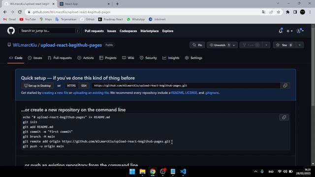Upload Project ReactJs ke Github Pages sebagai Hosting Gratis смотреть онлайн