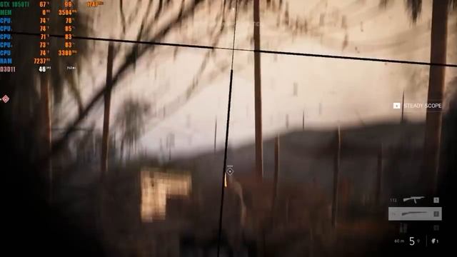 Battlefield 5 : GTX 1050TI + i5 7400 ( Single-player ) смотреть онлайн