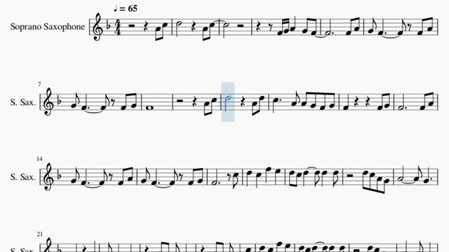 SUPER EASY Soprano Sax Sheet Music: How to play Stand By Me by Ben E King смотреть онлайн