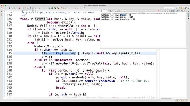 Implementing equals() and hashCode() method Video-46 смотреть онлайн