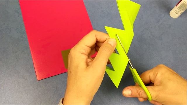 5 новогодних открыток своими руками. Елочки из бумаги. DIY Christmas tree смотреть онлайн