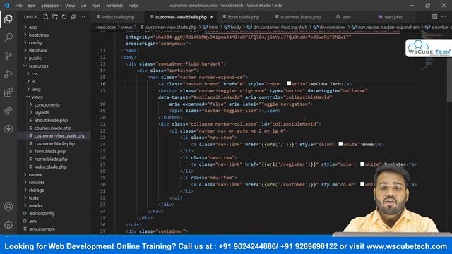 Routing Through Buttons and Anchor Tags | Explained in Hindi | Laravel 8 Tutorial #15 смотреть онлайн