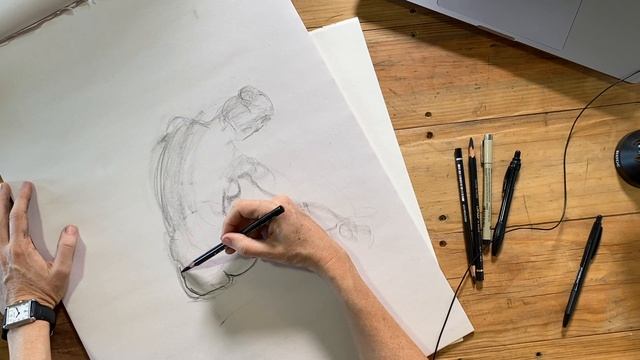 Drawing a 20 min pose смотреть онлайн