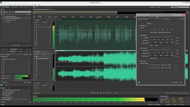 Adobe Audition CS6. Automatic sidechain audio ducking. Keep your music under control. смотреть онлайн