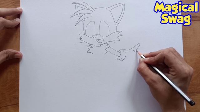 How to Draw Tails from Sonic the Hedgehog || Easy Step by Step смотреть онлайн