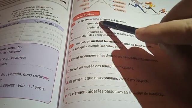 Mes apprentissages en français 5aep: le future simple de l'indicatif des verbes usuels du 3è groupe смотреть онлайн