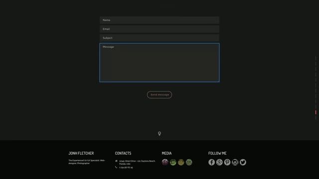 Fletcher - vCard CV Resume WordPress Theme смотреть онлайн