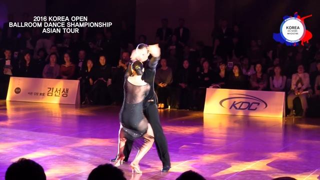 2016 KOREA OPEN BALLROOM DANCE CHAMPIONSHIP ASIAN TOUR Dorin Frecautanu & Marina Sergeeva(MOLDOVA) смотреть онлайн