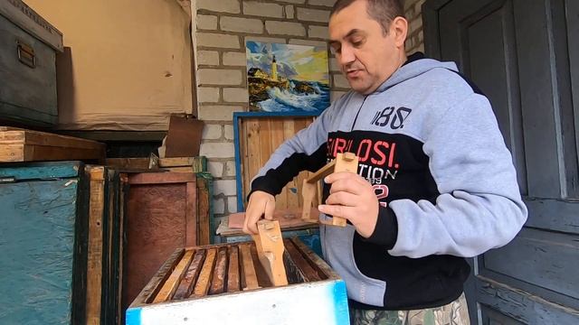 Пасека с нуля №6! Как сделать ОТВОДОК на слёт и однорамочный облётник! ЗАМЕНА МАТОК В ОСНОВНОЙ СЕМЬ смотреть онлайн