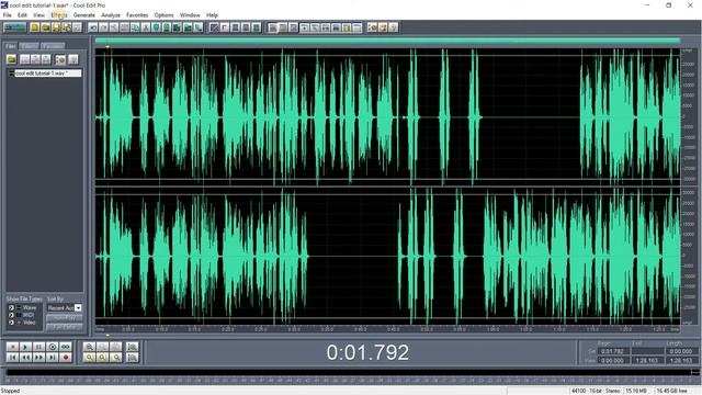 PC Tricks | How To Edit Audio In Cool Edit Pro | Single Track Editing_Cool Edit Pro Tutorial