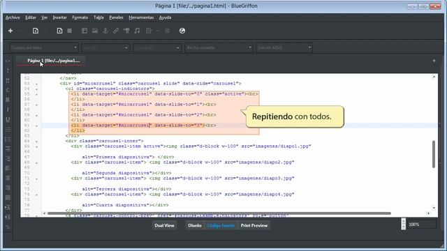 05.1 Tutorial de Bootstrap 4 con Bluegriffon. Modificar ID del Carrousel смотреть онлайн