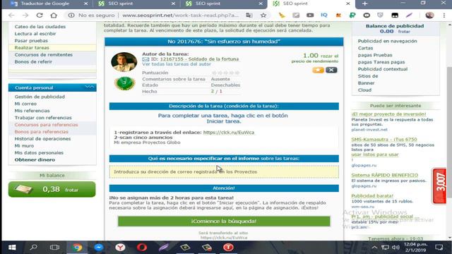 SEOSPRINT COMO USAR Y HACER TAREAS GANA MAS DE 100 RUBLOS SEMANALES смотреть онлайн