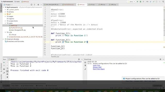 Session 12 - Learn Python For Test Automation (Common Python Errors) By QA COACH смотреть онлайн