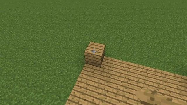 Как сделать качели в Minecraft