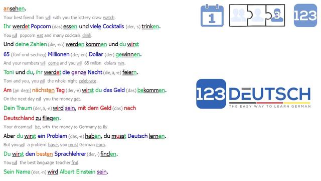 German Course 2 | Lesson 1-3 | The Easy Way To Learn German | 123deutsch