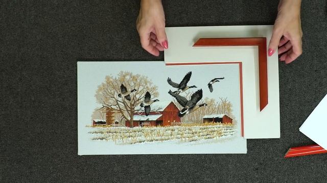 Долгожданный подбор идеальных багетных рам и паспарту для вышивок крестиком и бисером. Riolis, DMC смотреть онлайн