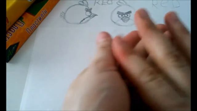 Злые птички, Энгри Бердс. Большой брат - лепим Красную птичку!ANGRY BIRDS - RED Berds.Made of Clay! смотреть онлайн