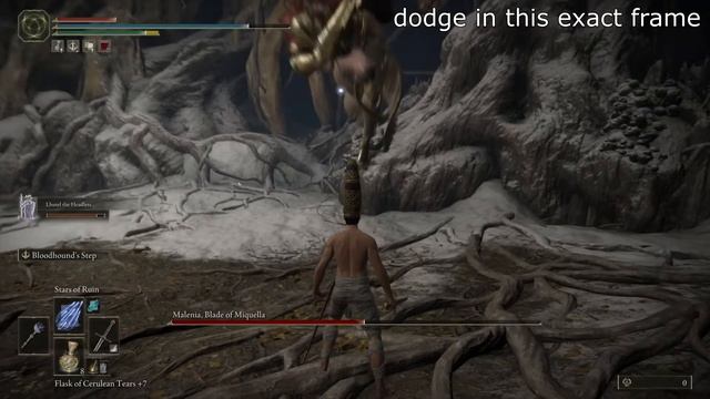 How to easily dodge Malenia's Waterfowl Dance using Bloodhound Step смотреть онлайн