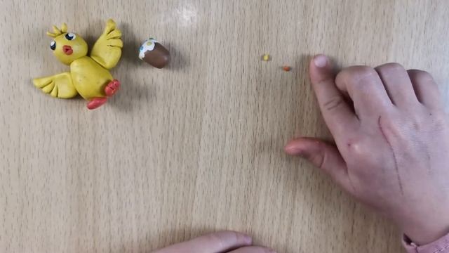 ПАСХАЛЬНАЯ ПОДЕЛКА из пластилина. Лепка с детьми. Поделка на пасху в садик смотреть онлайн