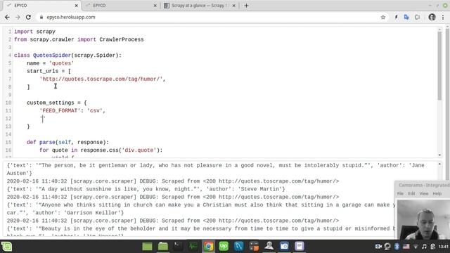 python SCRAPY how to WRITE scraped results to CSV | JSON | XML смотреть онлайн