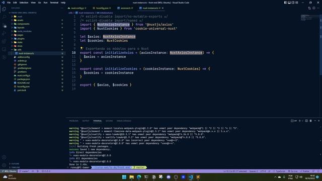 5 Do desktop a web. App em VueJs + NuxtJs + Vuex + TypeScript Explicando erro plugin смотреть онлайн
