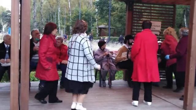 Парк Кузьминки танцы и песни под гармонь 04.10.2020 смотреть онлайн