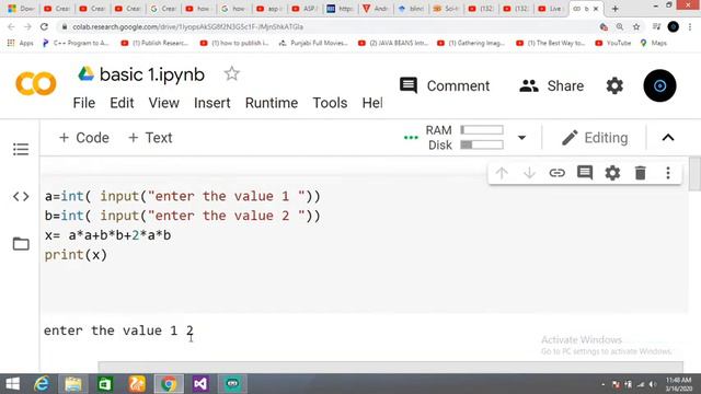 Python tutorial on Google Colab смотреть онлайн