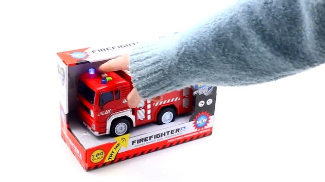 Городская техника Пожарная машина со звуковыми сигналами (Арт. WY550A) смотреть онлайн