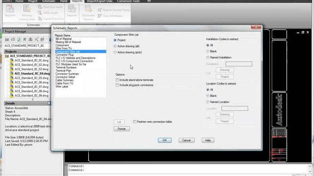 AutoCAD Electrcial 2014 Automatic report generation смотреть онлайн