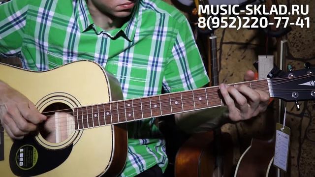 Обзор акустической гитары Cort AD880 NS смотреть онлайн