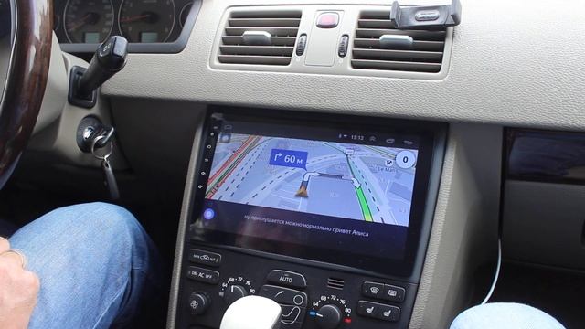 Volvo XC90 бюджетный вариант замены магнитолы на 10" монитор Android смотреть онлайн