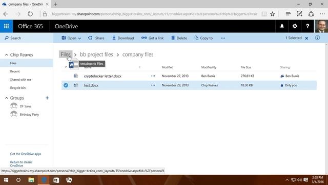 Sneak Peak: OneDrive Essentials 2016 смотреть онлайн
