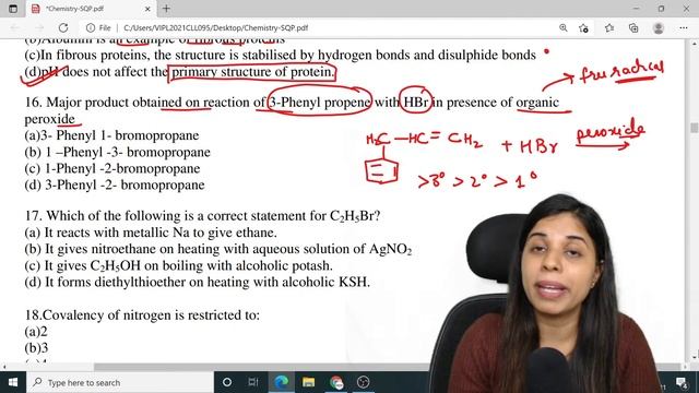 CLASS 12 | CHEMISTRY | TERM 1 BOARD EXAM | CBSE SAMPLE PAPER | SALONI SINGH смотреть онлайн