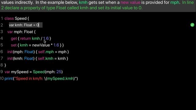 Learn Swift: Properties with Getters and Setters (Chapter 18 Lesson 6) смотреть онлайн